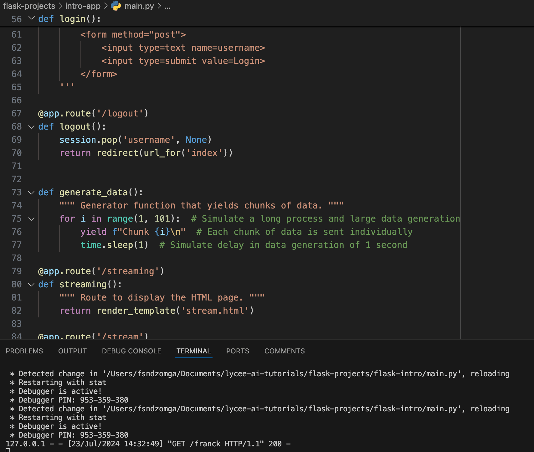 Building AI Applications with Flask